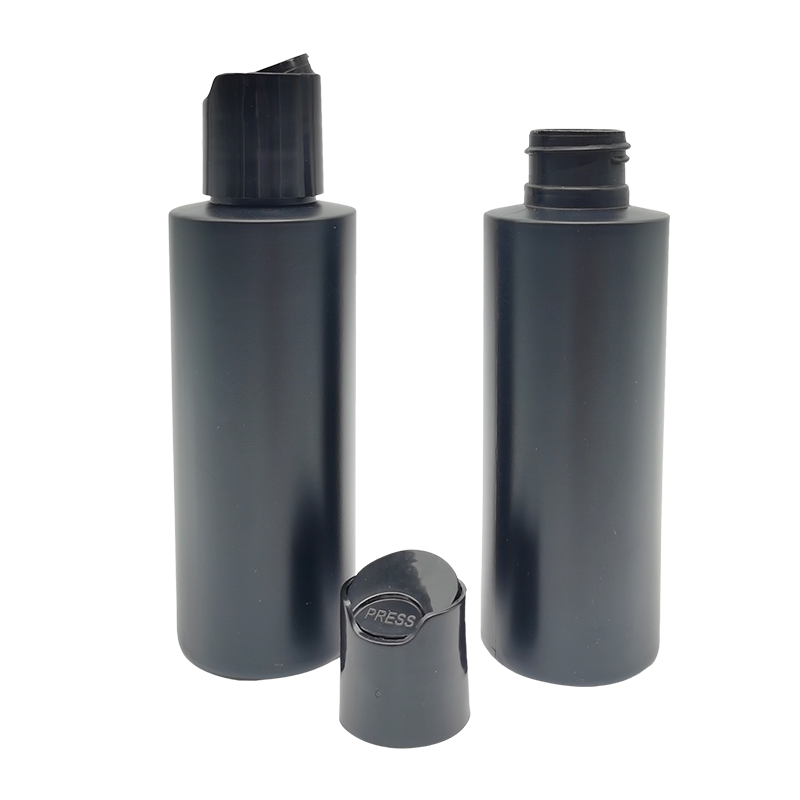 Flat shoulder lotion bottle