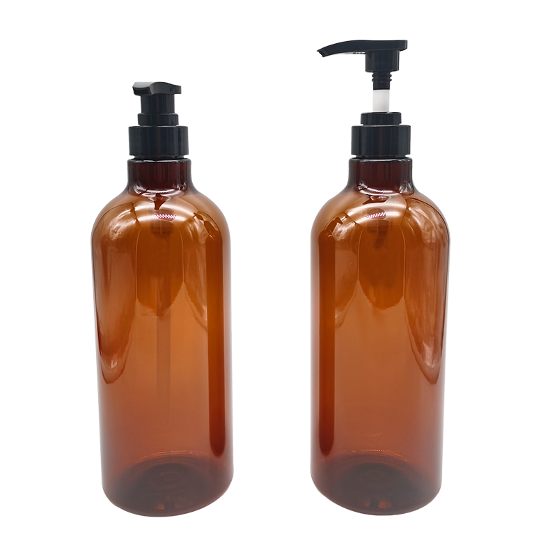 Transparent shampoo shower gel lotion bottle