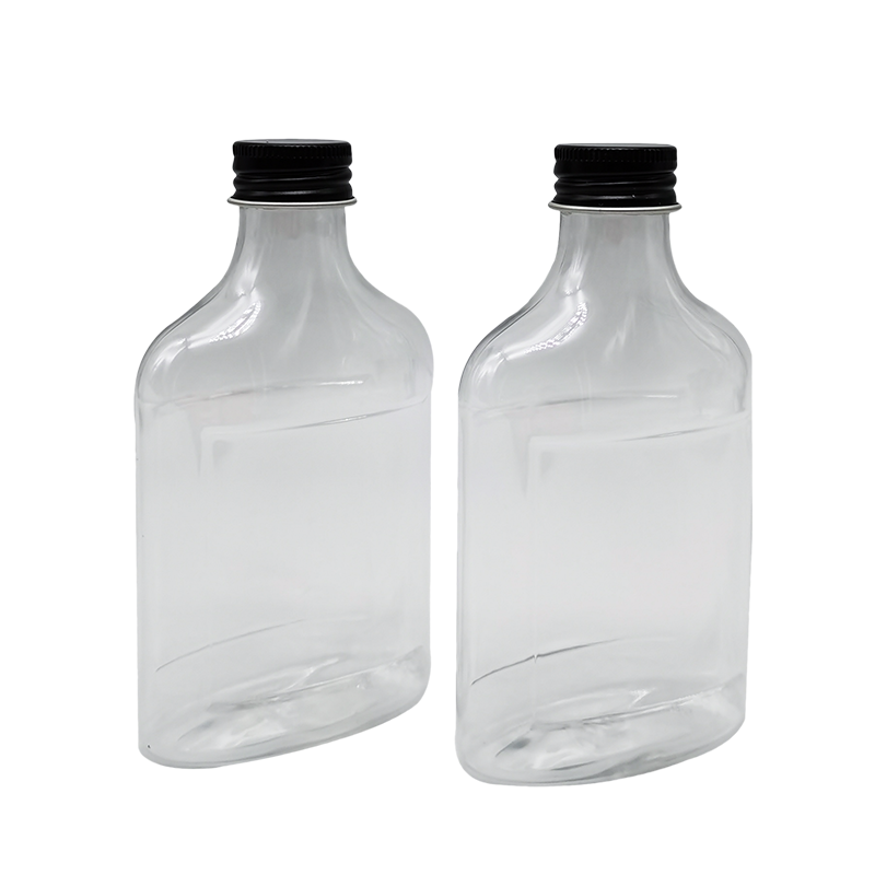 Transparent juice drink milk tea bottle