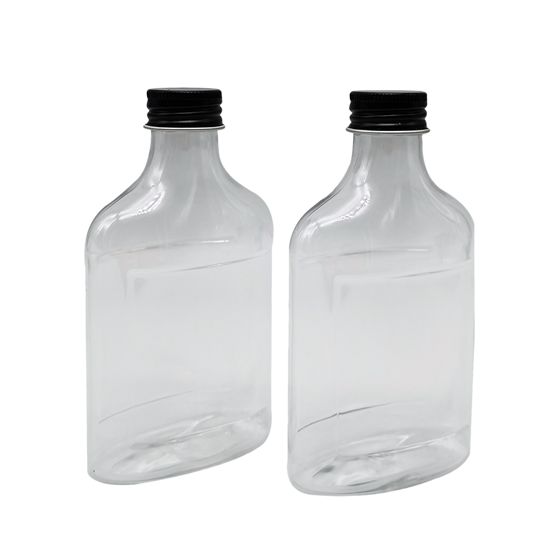 Transparent juice drink milk tea bottle