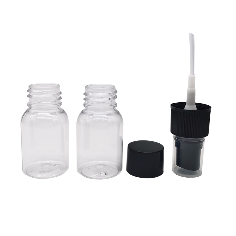 Transparent perfume spray bottle