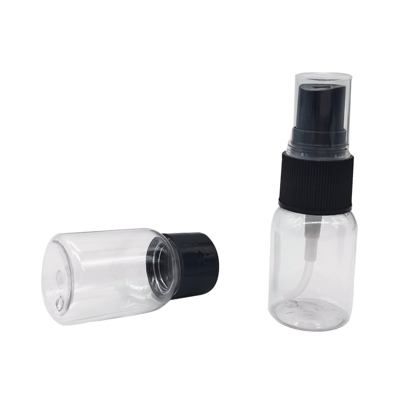 Transparent perfume spray bottle