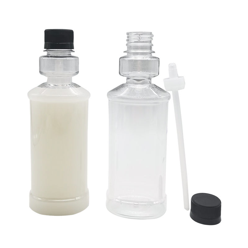 New quantitative squeeze mouthwash bottle