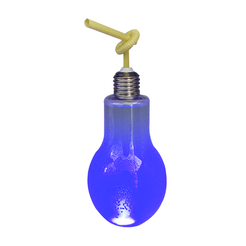 LED Lightning Lightning Bulb Milk Tea Bottle